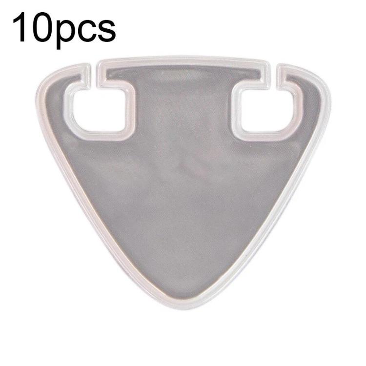 10pcs Bicycle Emergency Night Riding High-Visibility Reflective Stickers, Style: Double-sided(White)
