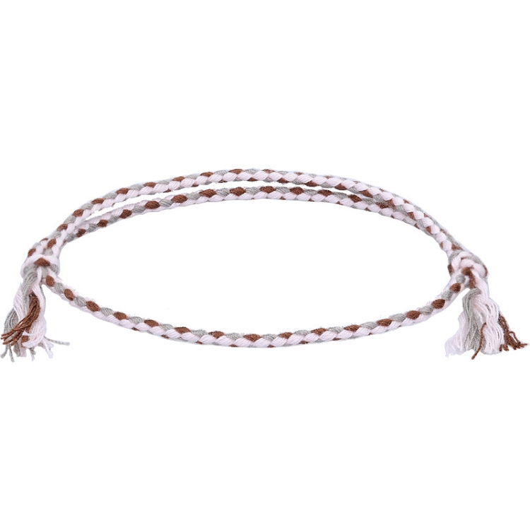 10pcs /Pack 1010-89 Four-strand Colorful Braided Rope Adjustable Bracelet(18)