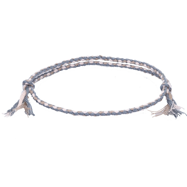 10pcs /Pack 1010-89 Four-strand Colorful Braided Rope Adjustable Bracelet(19)
