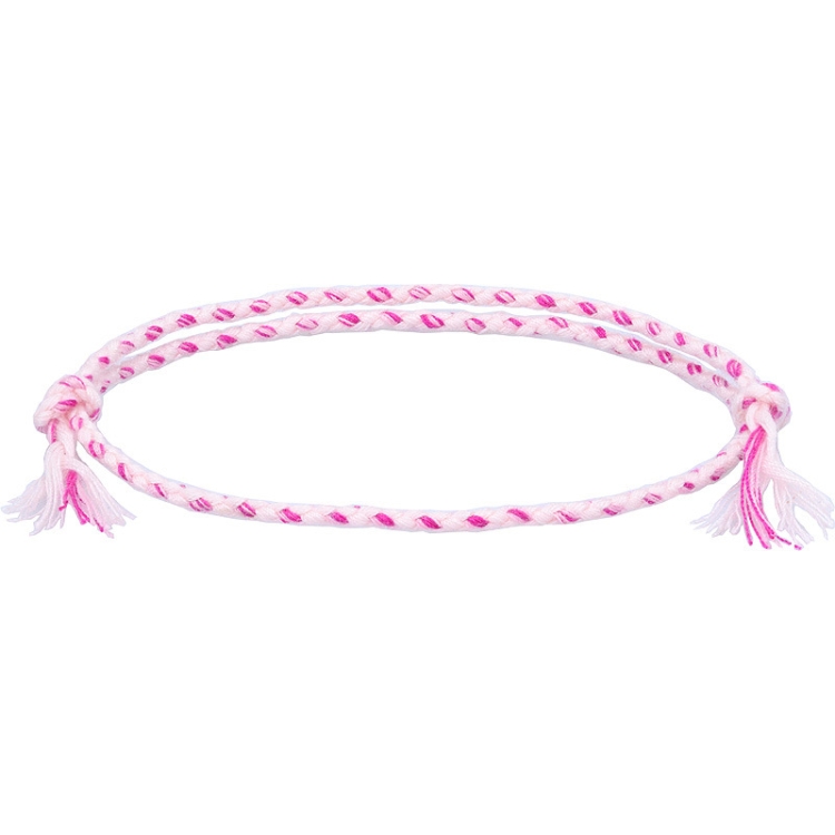 10pcs /Pack 1010-89 Four-strand Colorful Braided Rope Adjustable Bracelet(25)