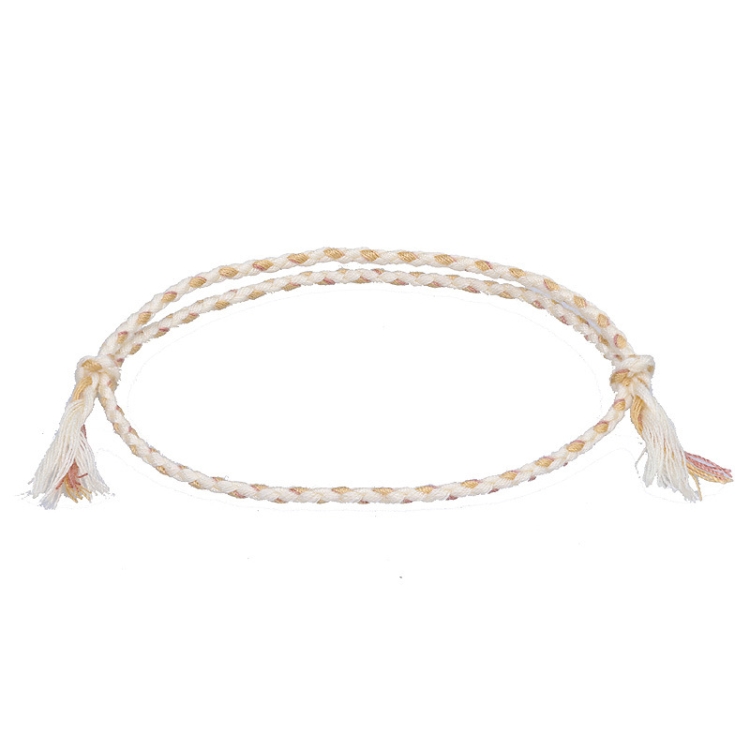 10pcs /Pack 1010-89 Four-strand Colorful Braided Rope Adjustable Bracelet(29)