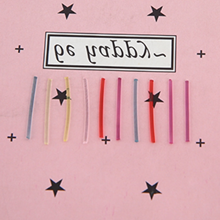10pcs /Pack Plastic Ear Studs Ear Nurture Sticks Disposable Ear Pins Earrings, Style: Ear Sticks Colorful