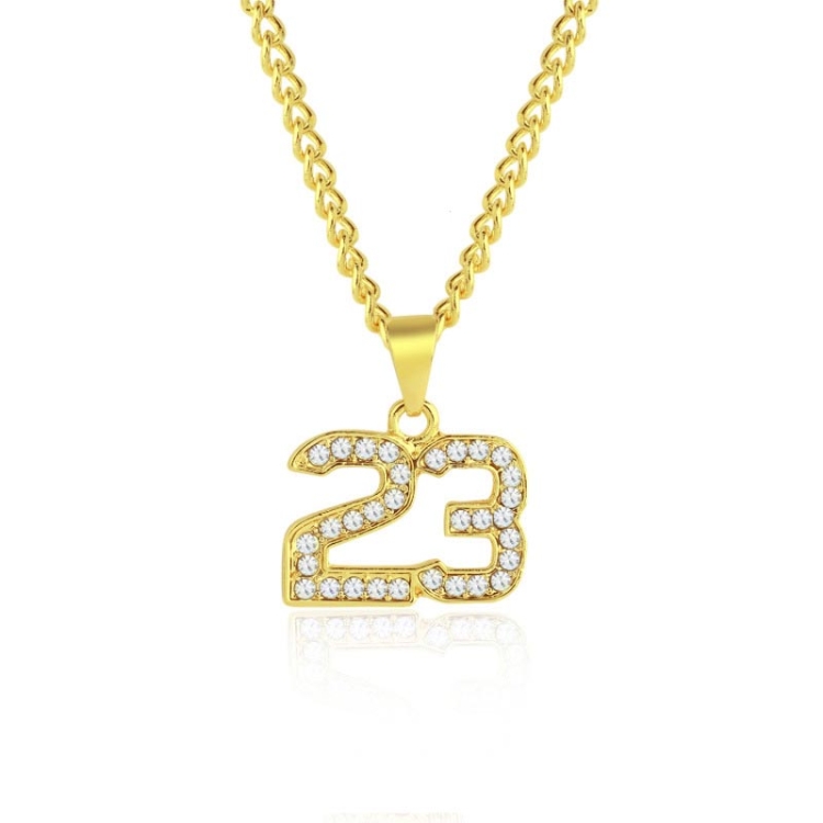 11010401501  NO.23 Exaggerated Hip Hop Style Necklace Collarbone Chains