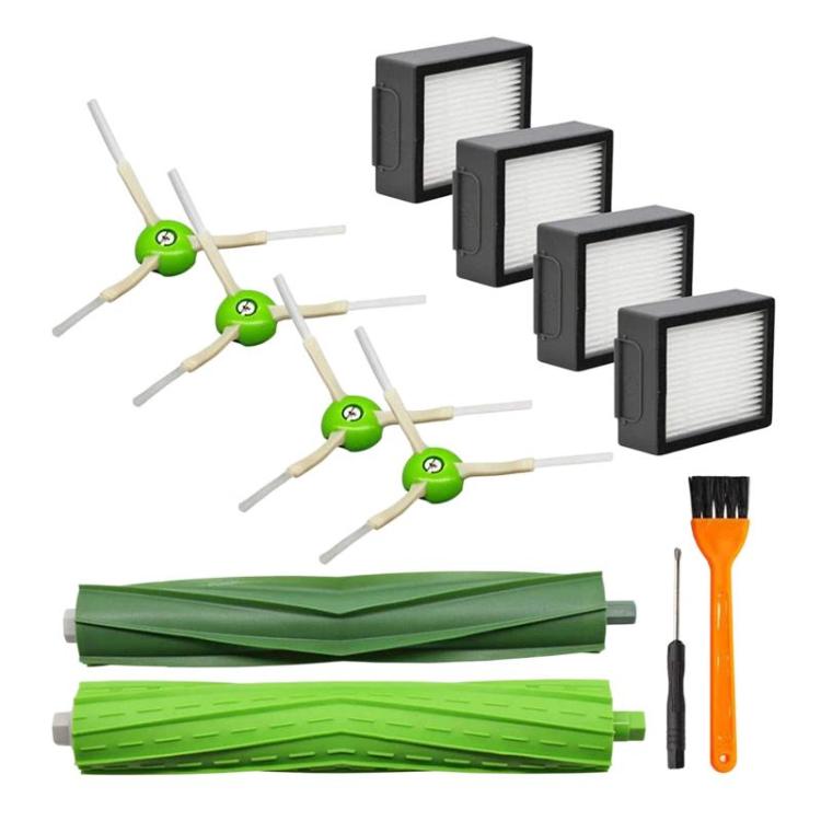 12pcs /Set For IRobot Roomba I7 / I7+ / E5 / E6 Main Brush Side Brush Filter Replacement Parts