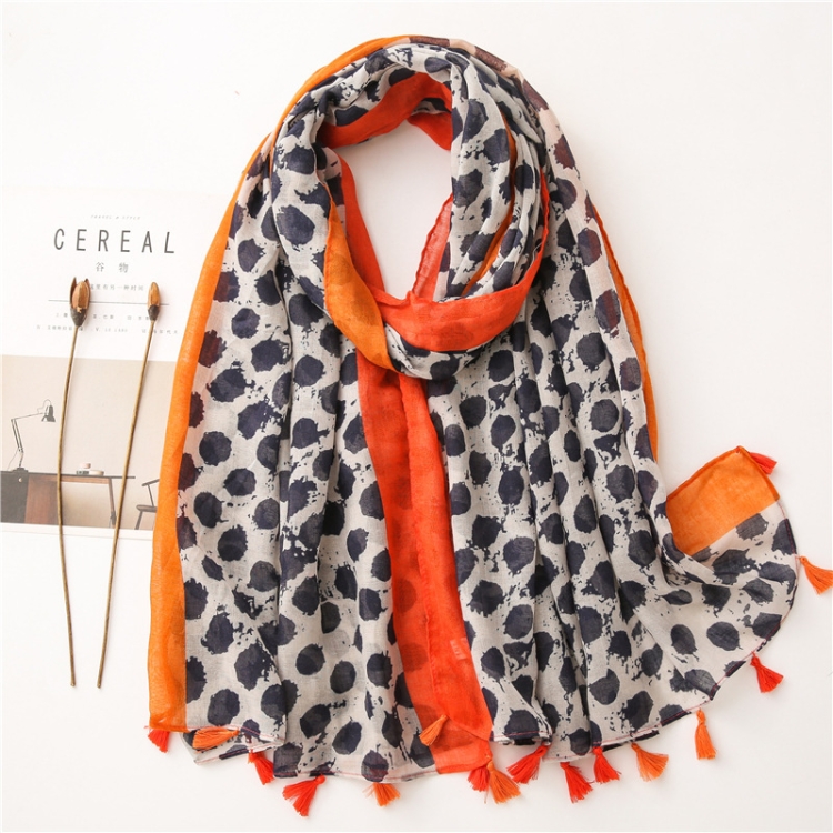 180 X 85cm  Women Cotton And Linen Scarf Retro Splicing Bohemian Printed Silk Shawl SL2008-007