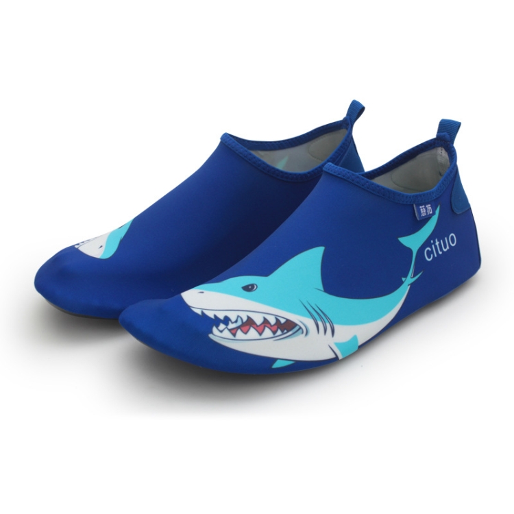 1802 Children Beach Mesh Breathable Shoes, Size: 32-33(Shark blue)