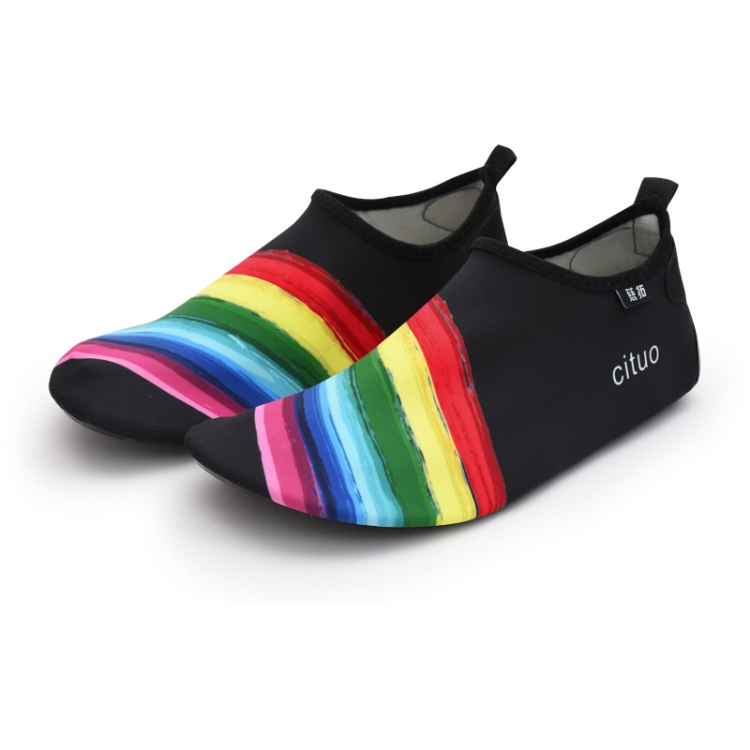 1802 Children Beach Mesh Breathable Shoes, Size: 34-35(Rainbow)