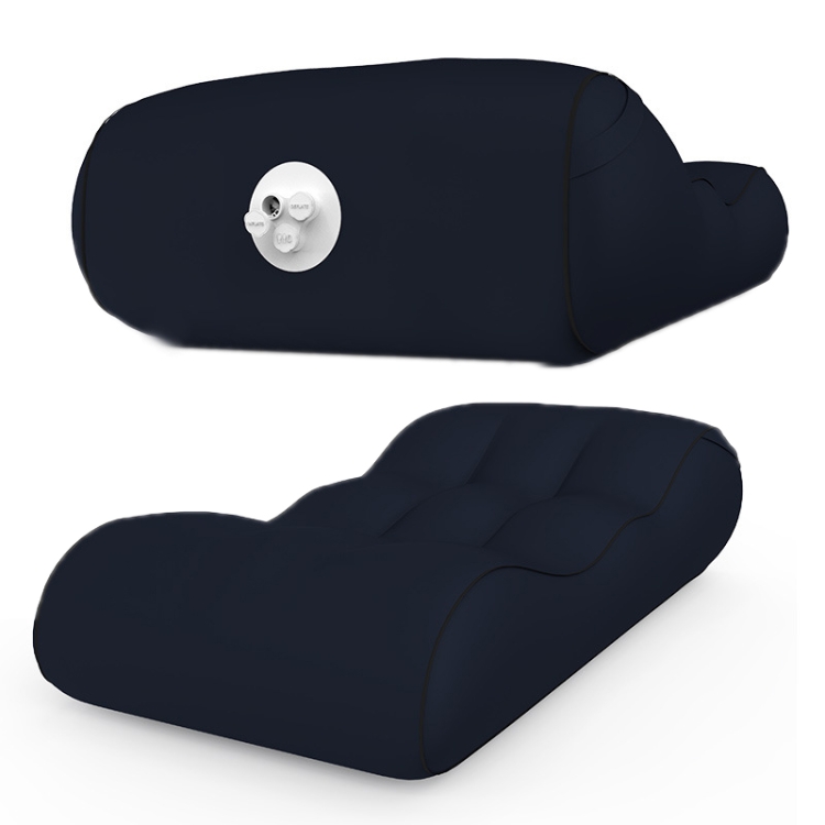 1832B Outdoor Portable One-Touch Automatic Inflatable Sofa Foldable Seat(Black)