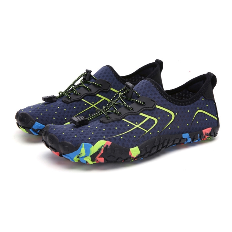 1888 Outdoor Hiking Sports and Anti-skid Wading Shoes, Size:39(Blue)