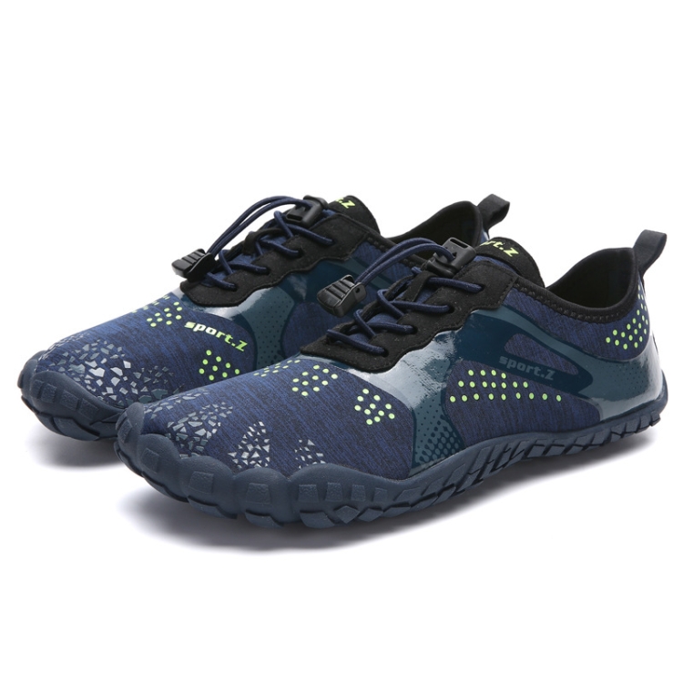 1901 Outdoor Couple Sports Shoes Five-finger Hiking Anti-skid Wading Shoes Diving Beach Shoes, Size: 46(1901 Shenlan)