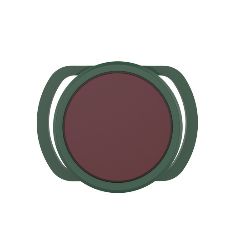 2 PCS  Anti-Lost Tracker Silicone Case for AirTag 2nd Gen / AirTag 1st Gen, Size:  24mm(Dark Green+Wine Red)