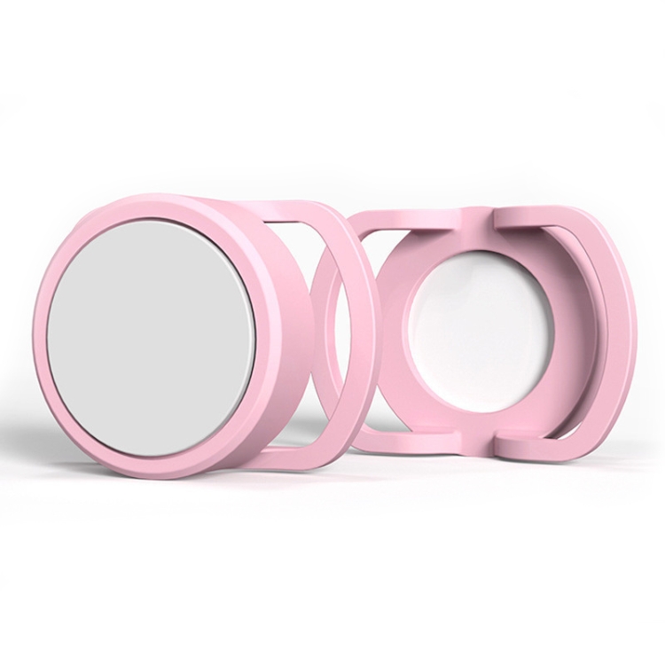 2 PCS  Anti-Lost Tracker Silicone Case for AirTag 2nd Gen / AirTag 1st Gen, Size:  35mm(Pink+White)