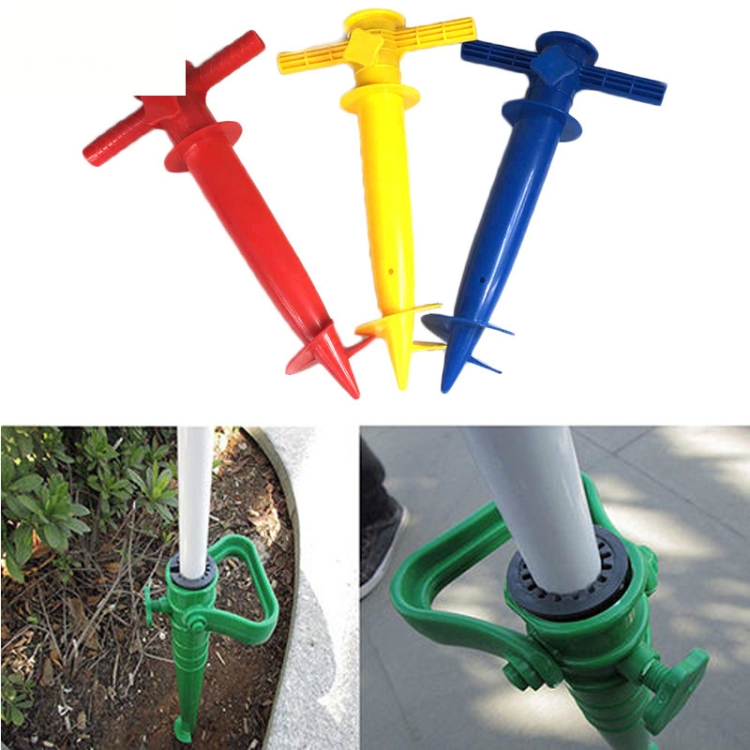 2 PCS Beach Umbrella Base Ground Insert Fitting Plastic Pin(Random Color Delivery)