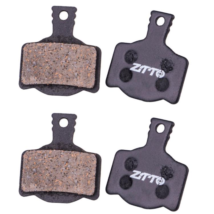 2pairs ZTTO Bicycle Disc Braking Pads Mountain Bike Semi-Metallic Resin Brake Pads, Model: MS-03F