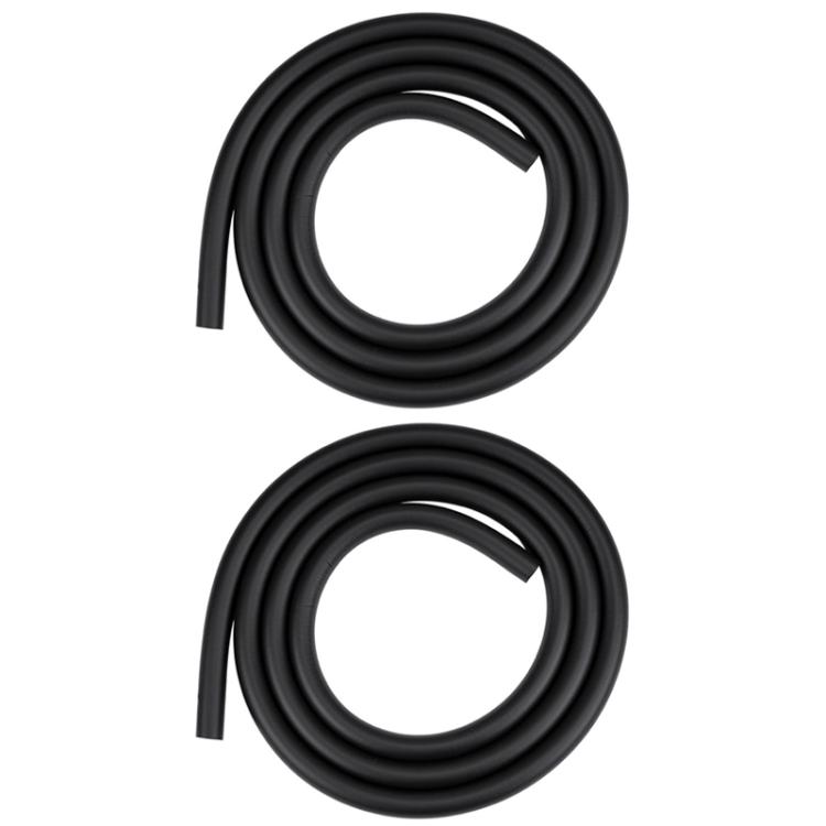 2pcs ZTTO 1.5m Bicycle Brake Shifter Cable Anti-Rattle Soundproof Foam Tube(Black)