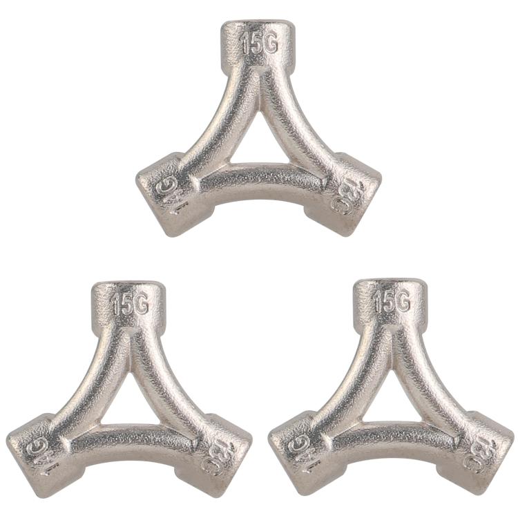 3pcs Bicycle Spoke Wrench Wire Adjustment Tool(Silver)