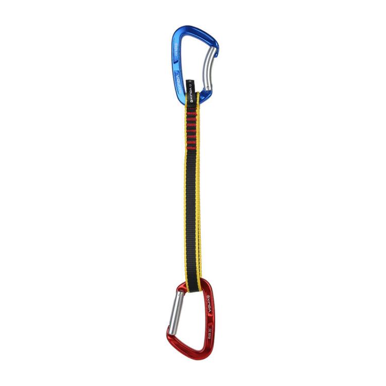 40cm XINDA XD-CP05/06 Outdoor Mountaineering Climbing Straight Door Curved Door Fast Hanging Safety Buckle Flat Belt