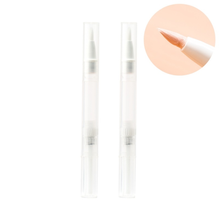 5 PCS Liquid Foundation Small Sample Refilling Pen Travel Portable Rotary Vacuum Refilling Bottle Specification: Brush Type/3ml