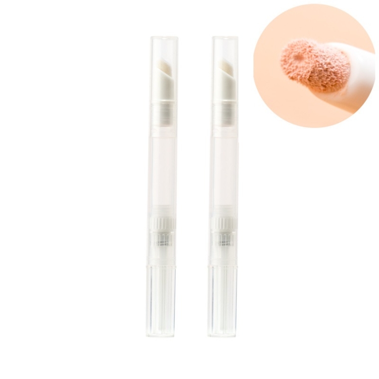 5 PCS Liquid Foundation Small Sample Refilling Pen Travel Portable Rotary Vacuum Refilling Bottle Specification： Flocking Type/3ml