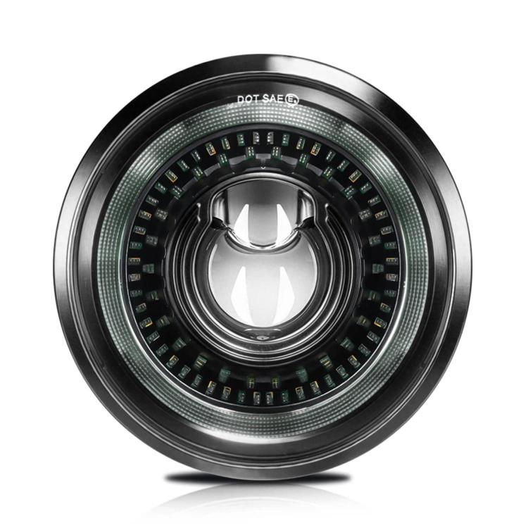 5.75-Inch High-Power Motorcycle Starry Sky Flowing Aperture Cut-Line Headlight(R25)