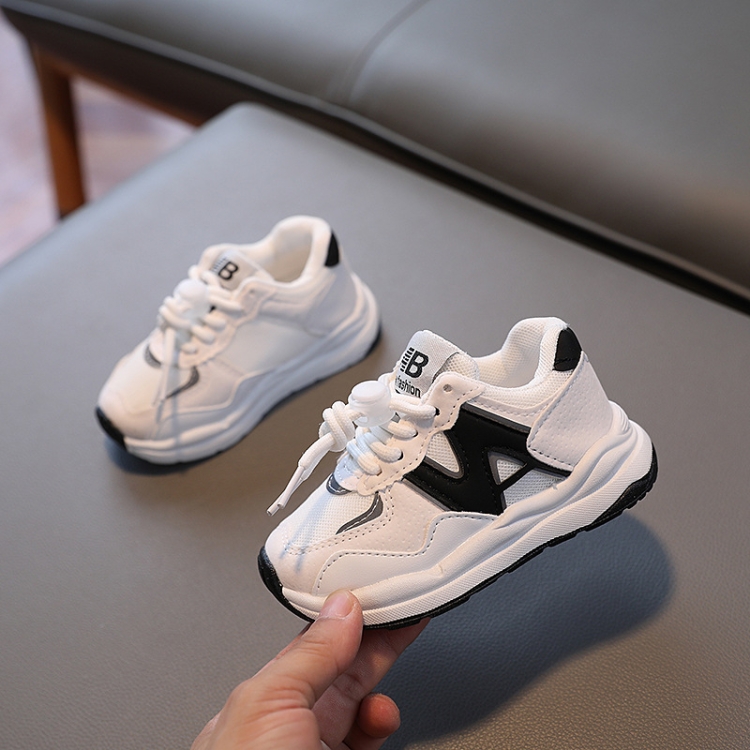 628 Children Sports Mesh Shoes Baby Soft Sole Running Shoes, Size: 31(White)