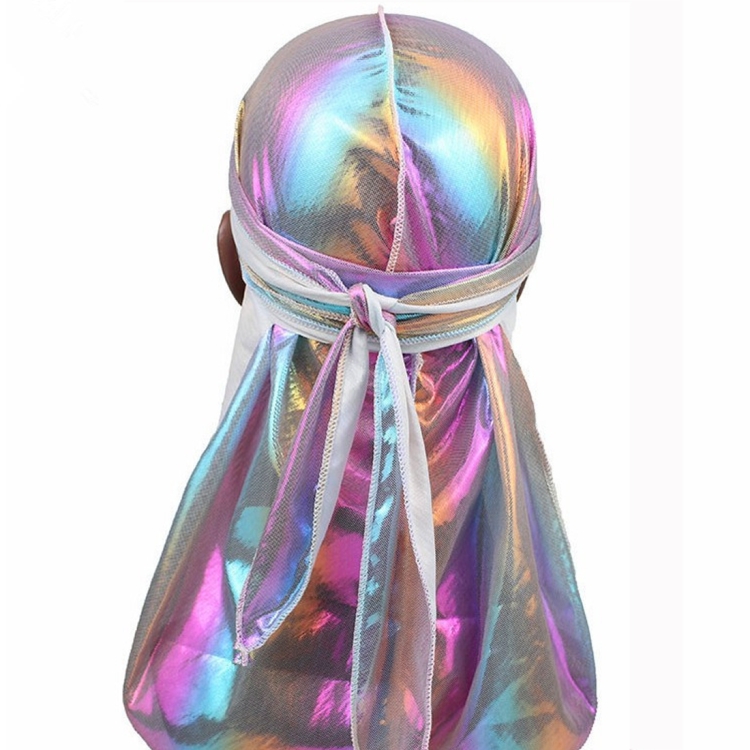 a-5 Laser Silk Imitation Long-tailed Pirate Hat Hip-hop Cape Hat Headkerchief