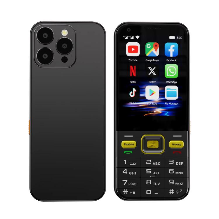 A001 / 16MP, 2GB+16GB, 2.8 inch Android 8.1 MTK6737 Quad Core, Network: 4G, Dual SIM(Black)