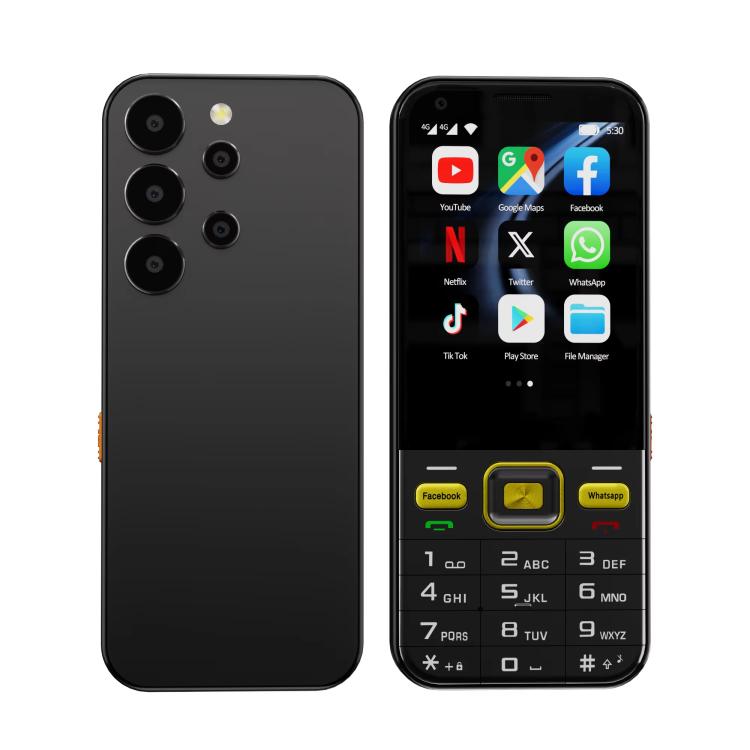 A001 / 25MP, 2GB+16GB, 2.8 inch Android 8.1 MTK6737 Quad Core, Network: 4G, Dual SIM(Black)
