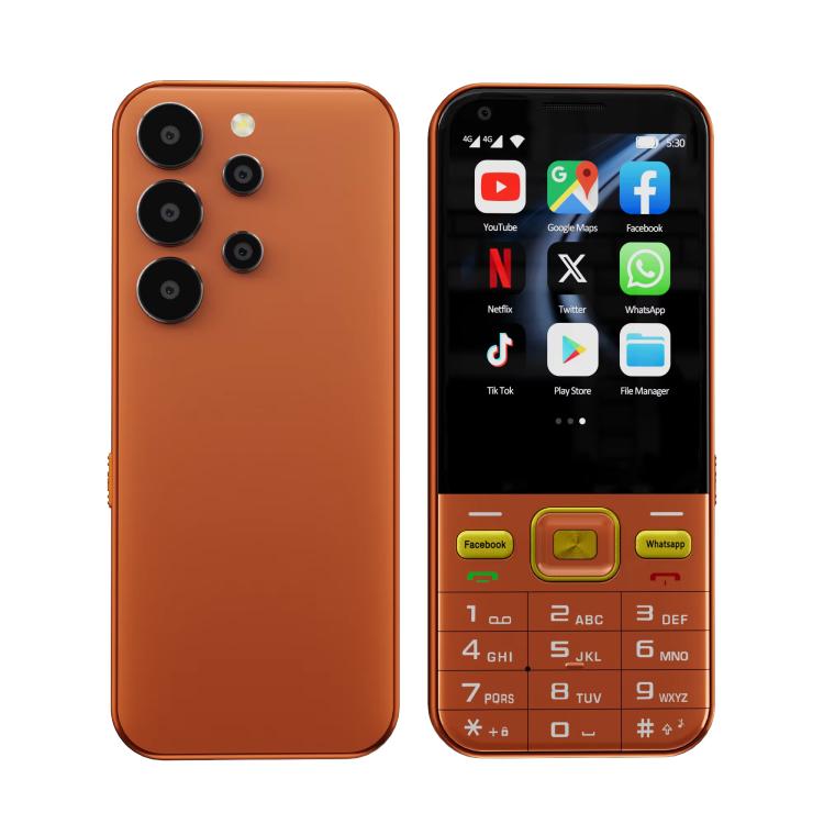 A001 / 25MP, 2GB+16GB, 2.8 inch Android 8.1 MTK6737 Quad Core, Network: 4G, Dual SIM(Orange)