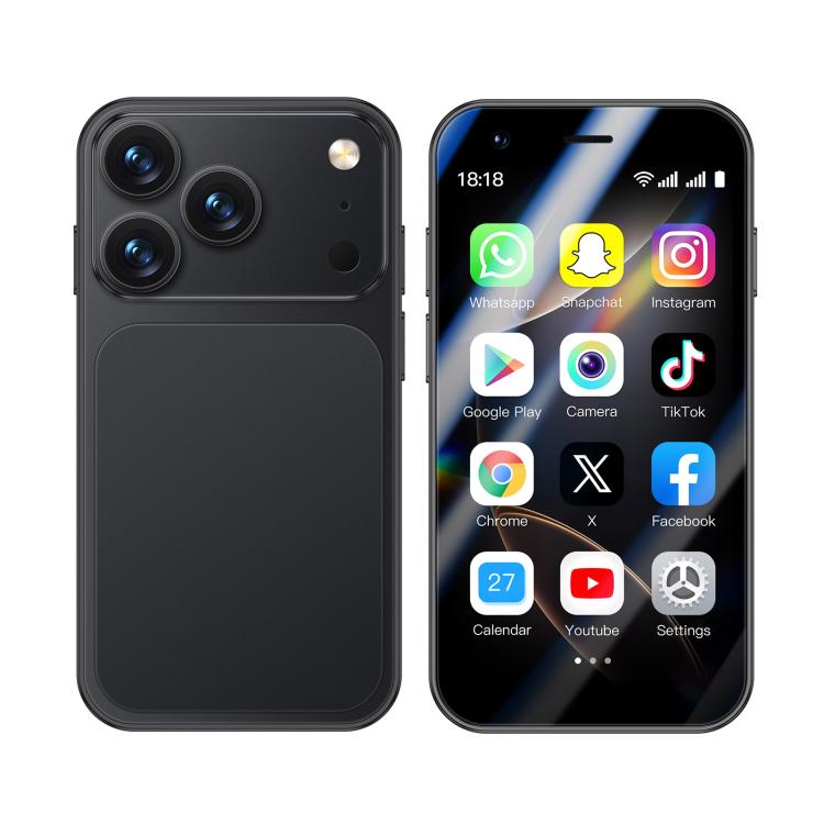 A17 mini, 2GB+16GB, 3.0 inch Android 8.1 MTK6580 Quad Core, Network: 3G, Dual SIM(Black)