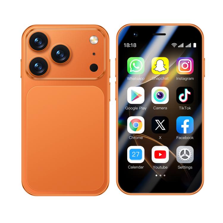 A17 mini, 2GB+16GB, 3.0 inch Android 8.1 MTK6580 Quad Core, Network: 3G, Dual SIM(Orange)