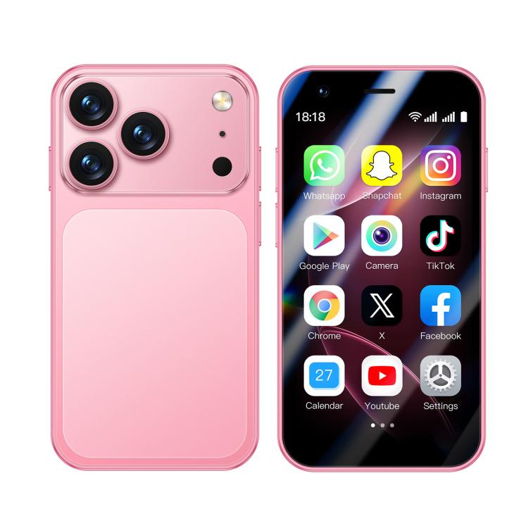 A17 mini, 2GB+16GB, 3.0 inch Android 8.1 MTK6580 Quad Core, Network: 3G, Dual SIM(Pink)