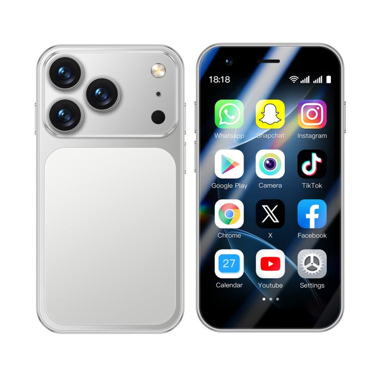 A17 mini, 2GB+16GB, 3.0 inch Android 8.1 MTK6580 Quad Core, Network: 3G, Dual SIM(Silver)