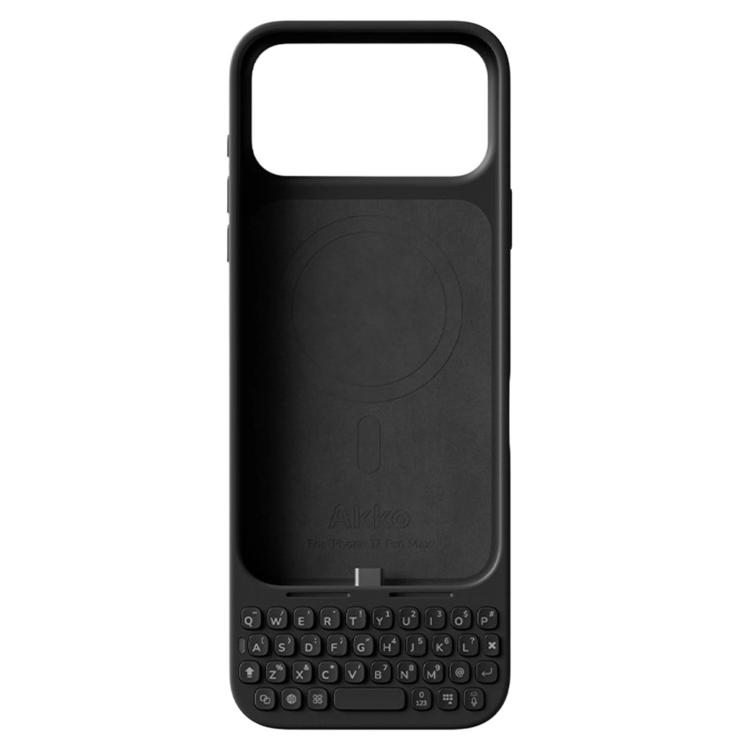 AKKO Magnetic Phone Case External Keyboard For iPhone 17 Pro Max Black