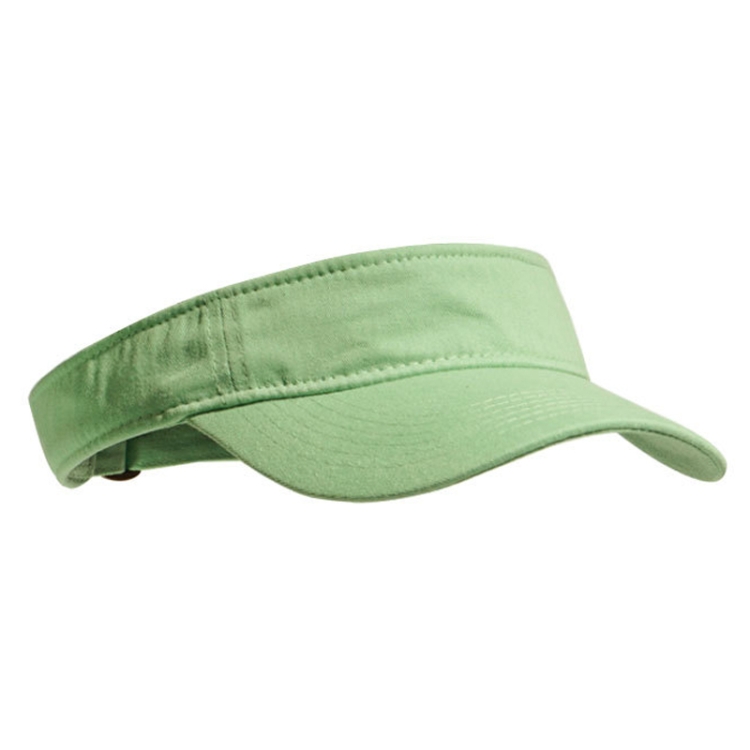 All-match Empty Top Sun Hat Summer Outdoor Peaked Cap(Matcha Green)