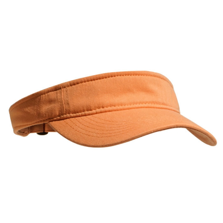 All-match Empty Top Sun Hat Summer Outdoor Peaked Cap(Orange)
