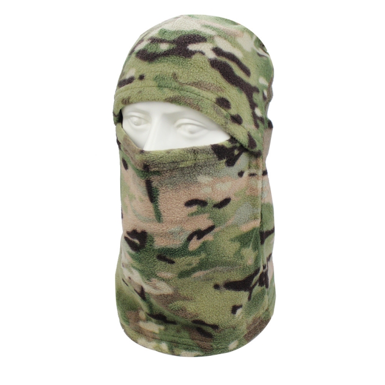 Autumn And Winter Camouflage Outdoor Mountaineering Coldproof Padded Hat Windproof Riding Warm Hat, Color: CP Head-cover(Average Code)