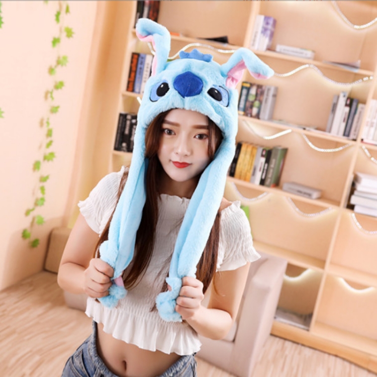 Autumn & Winter Cute Animal Magnet Airbag Ear Hat(Stitch)