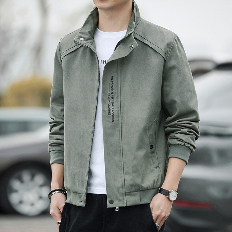 Autumn / Winter Men Jacket Casual Coat, Size: 4XL(2110 Without Velvet Army Green)