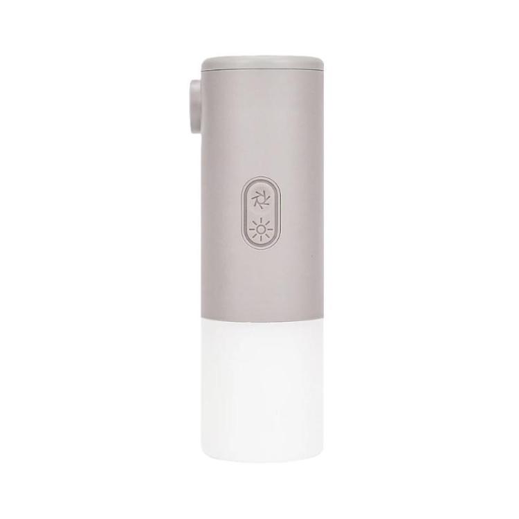 b-9851 2 In 1 Rechargeable Household Universal Air Pump Outdoor Portable Lighting Camping Lantern(Beige)