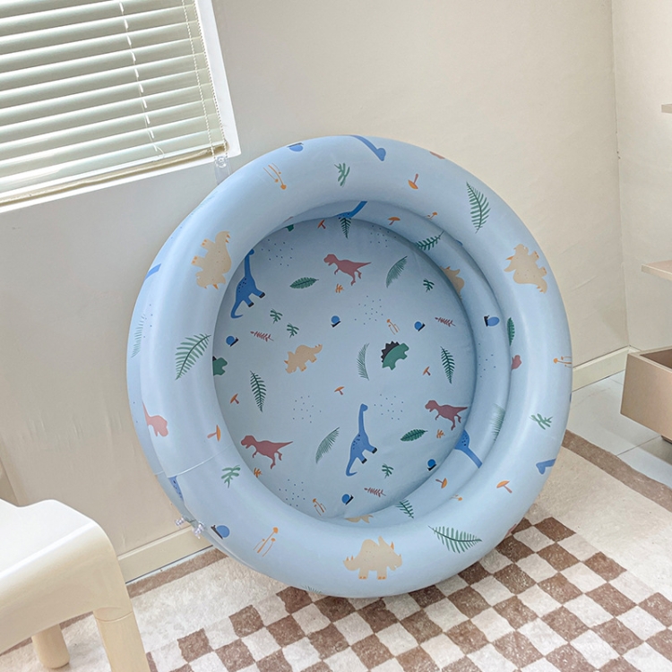 Baby Swimming Round Pool Summer Kids Water Toys Inflatable Bath Tub, Size: NO.150(Blue Dinosaur)