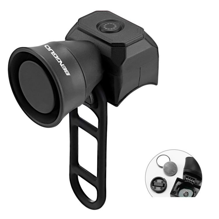 BENGGUO Bicycle Electronic Bell Mini Waterproof Cycling Equipment, Color: Battery Black
