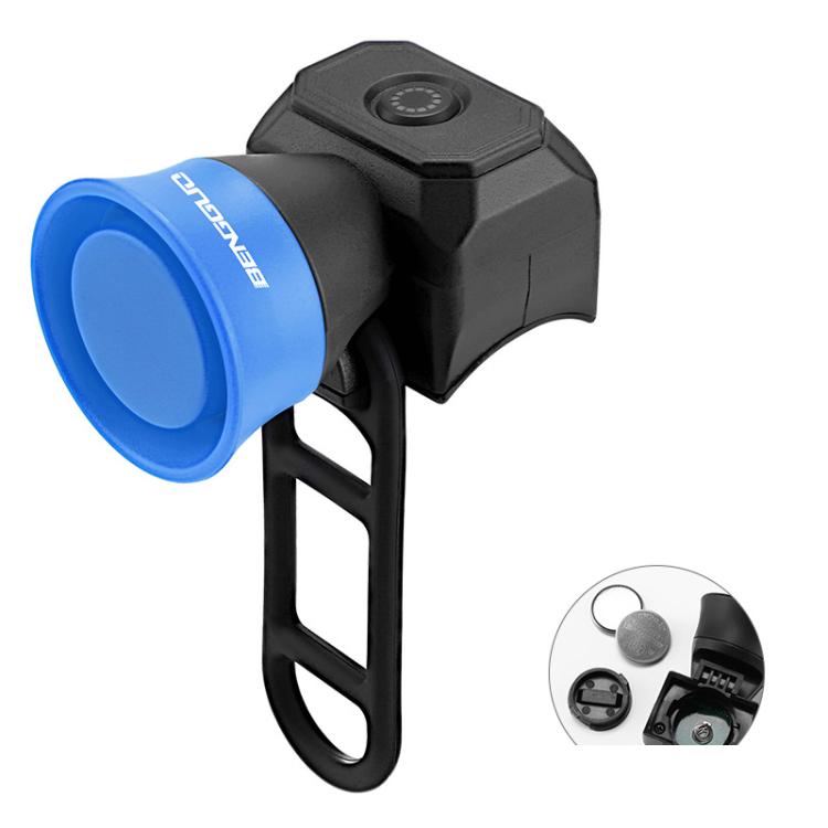 BENGGUO Bicycle Electronic Bell Mini Waterproof Cycling Equipment, Color: Battery Blue