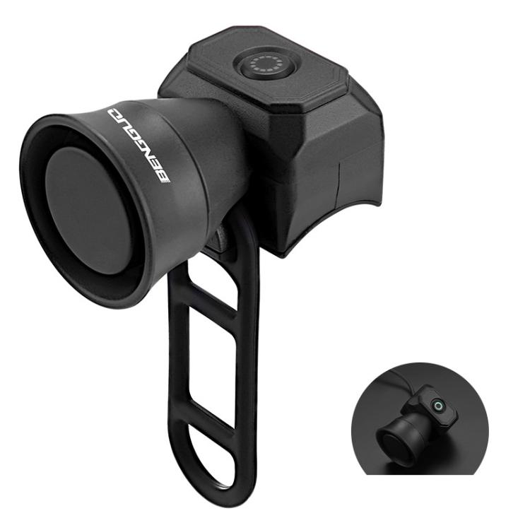 BENGGUO Bicycle Electronic Bell Mini Waterproof Cycling Equipment, Color: Charging Black