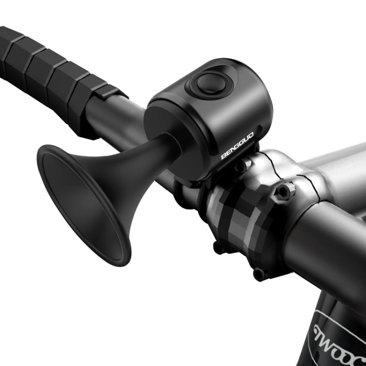 BG-3502 Bicycle Small and Portable Electric Horn Children Car Bell(Black)
