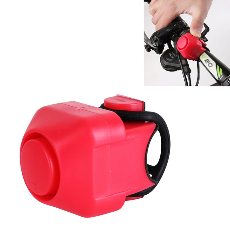 Bicycle Electric Horn ๏ผwith Bell (Red)