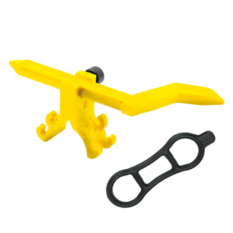 Bicycle Rim Adjustment Platform Correction Mechanical Tool, Color: BT110B Yellow Without Dial