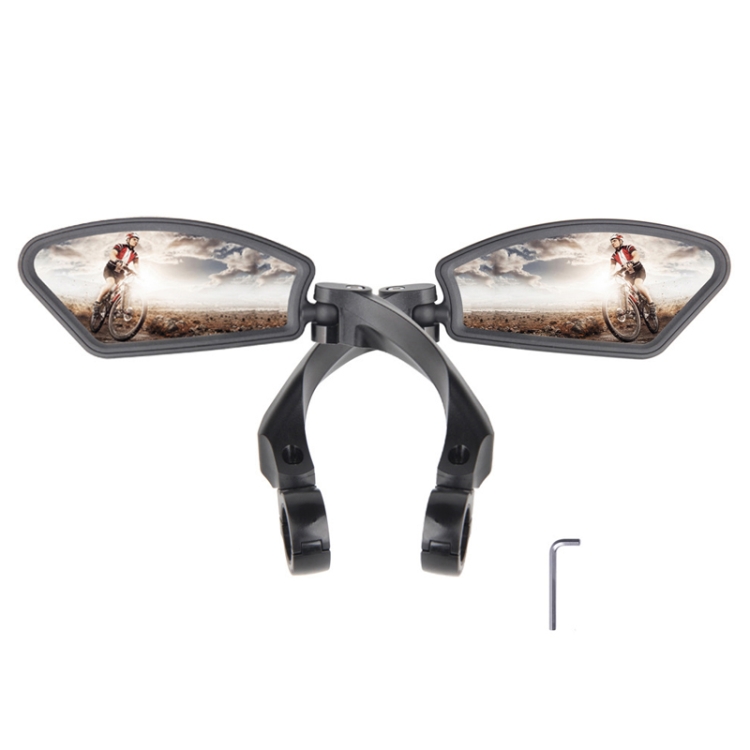 Bicycle Stainless Steel Mirror Foldable Rotating Rearview Mirror, Model: 037 1pair