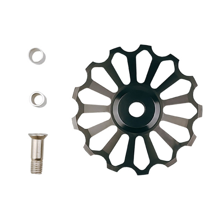 BIKERSAY Bicycle Rear Derailleur Bearing Guide Wheel Accessories, Color: SDL-13 Black