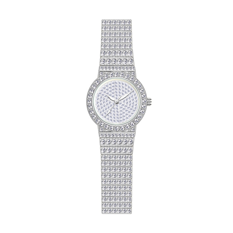 BS Bee Sister FA1101 Women Chain Watch Starry Diamonds Wrist watch(Silver Diamonds Surface)